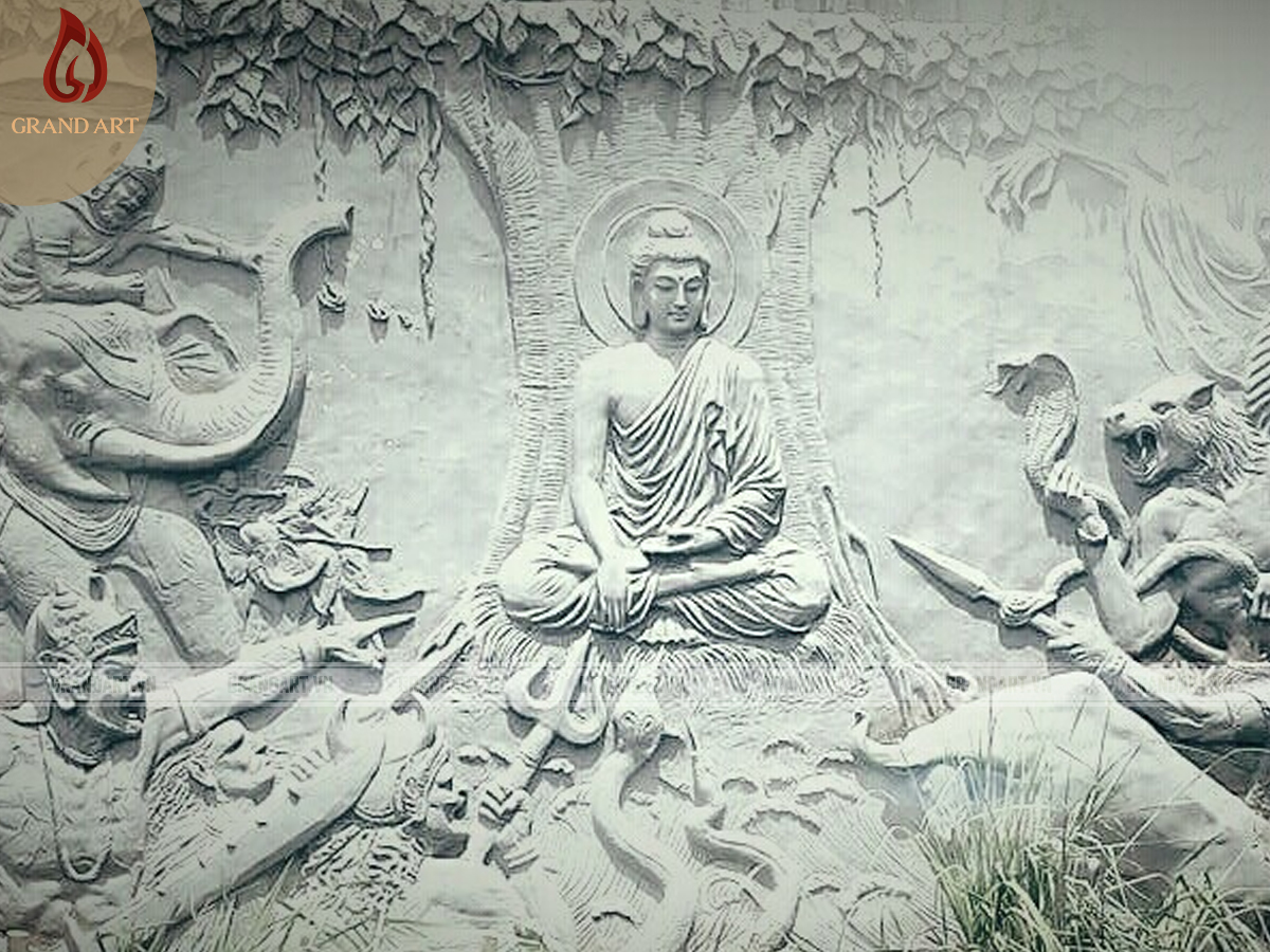 phù điêu Phật Giáo