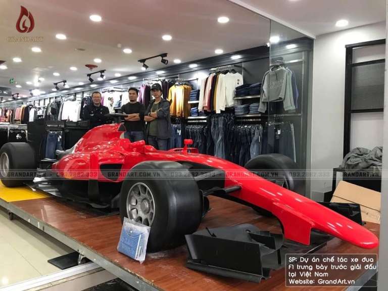 Dự án chế tác xe đua F1 tại Việt Nam 2020