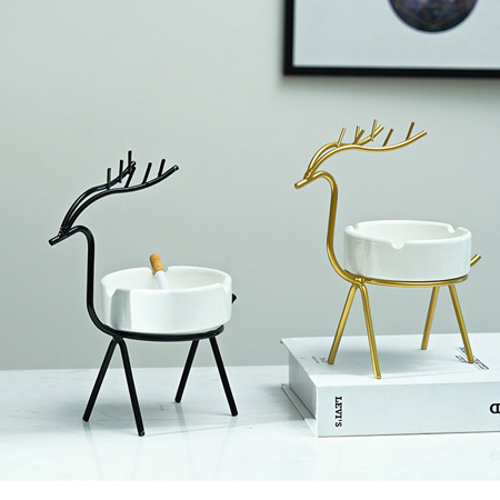 Gạt Tàn Hình Hươu Cách Điệu Trang Trí Sáng Tạo DC0029