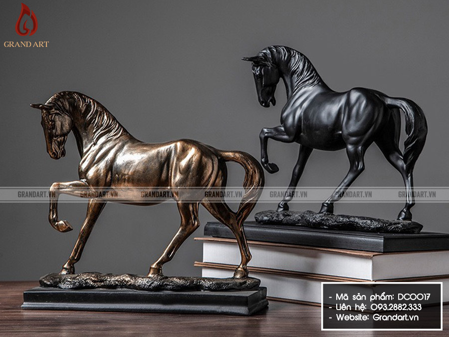 tượng ngựa decor trang trí - quà tặng DC0017