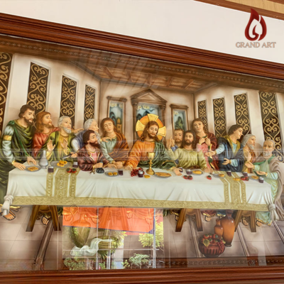 Giải mãi ý nghĩa đằng sau bức phù điêu Bữa Tiệc Ly (Bữa Ăn Cuối Cùng)