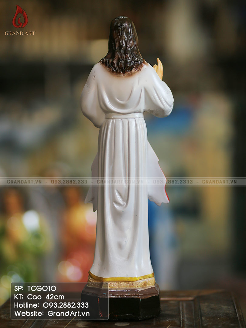 tượng Chúa Lòng Thương Xót bằng composite cao 42cm