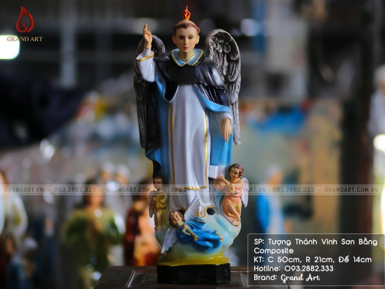 Tượng Vinh Sơn bằng composite cao 50cm