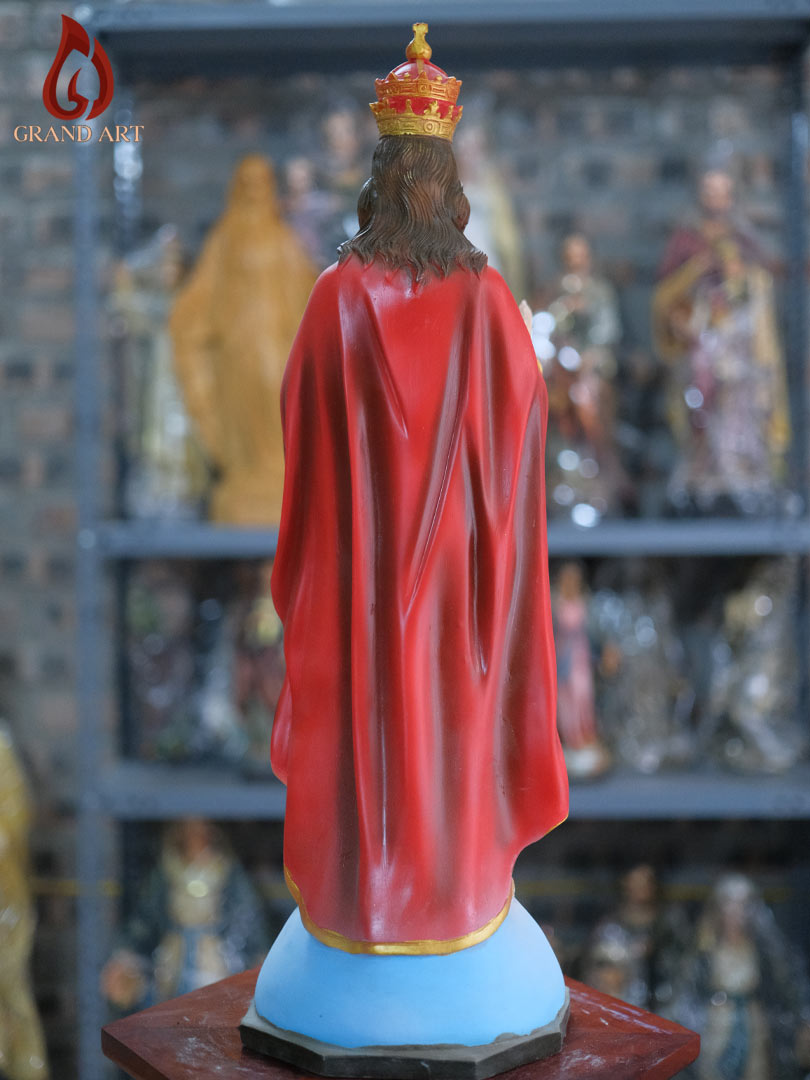  Tượng Chúa Phù Việt bằng composite sơn màu cao 60cm