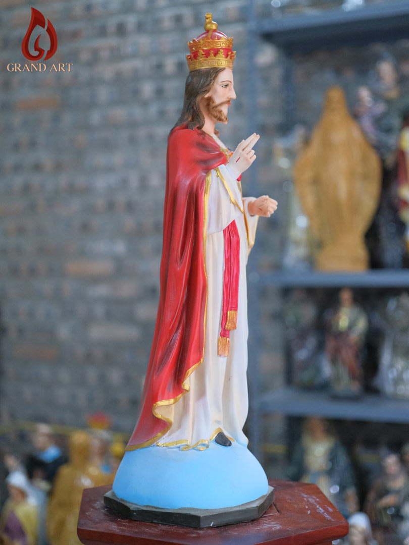  Tượng Chúa Phù Việt bằng composite sơn màu cao 60cm