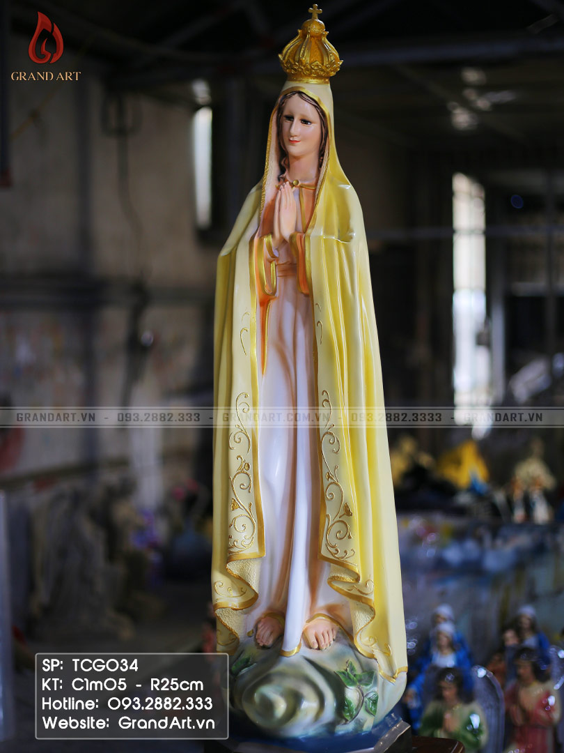 tượng mẹ Famita bằng composite cao 1m05