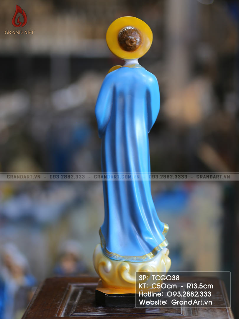 tượng Đức Mẹ La Vang bằng composite cao 50cm