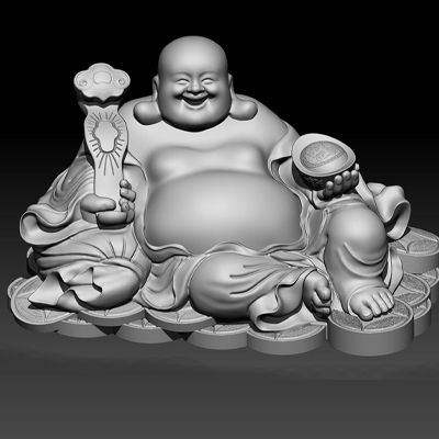 Tượng Phật Di Lặc Mẫu Ngồi - DL0018