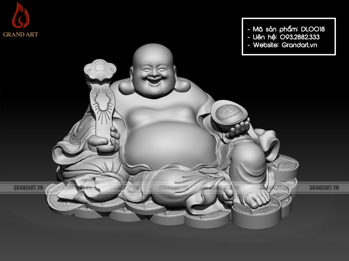 tượng Phật Di Lặc mẫu ngồi - DL0018