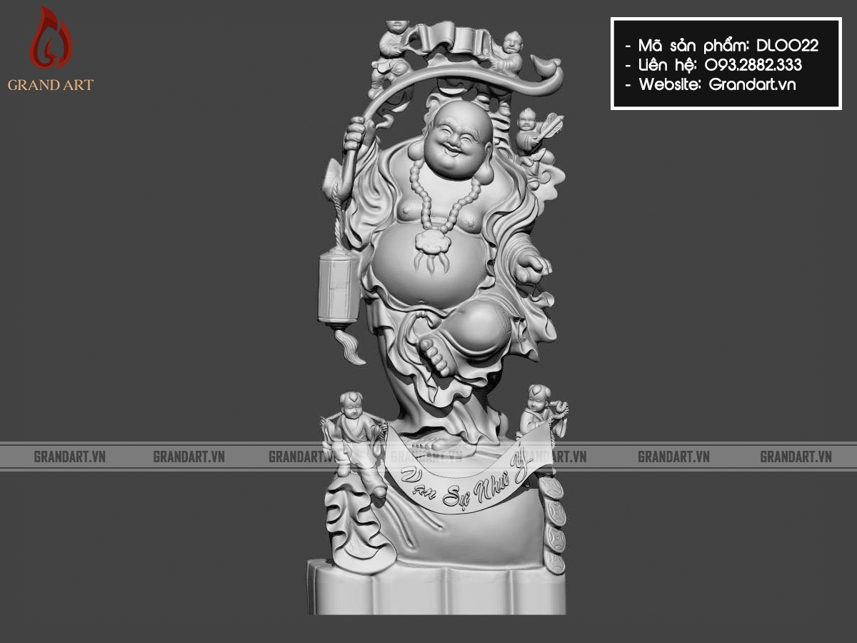 tượng Phật Di Lặc Ngũ Phúc chúc phúc - DL0022
