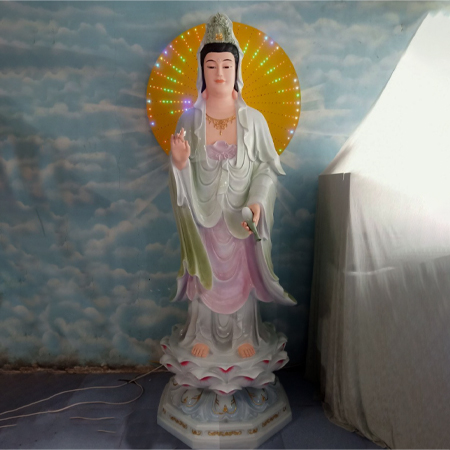 Tượng Phật Bà Quan Âm Bồ Tát Bằng Composite - QA0016