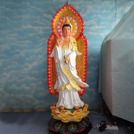 Tượng Phật Bà Quan Âm Bồ Tát Bằng Composite - QA0019