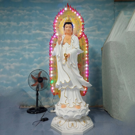 Tượng Phật Bà Quan Âm Bồ Tát Bằng Composite - QA0020