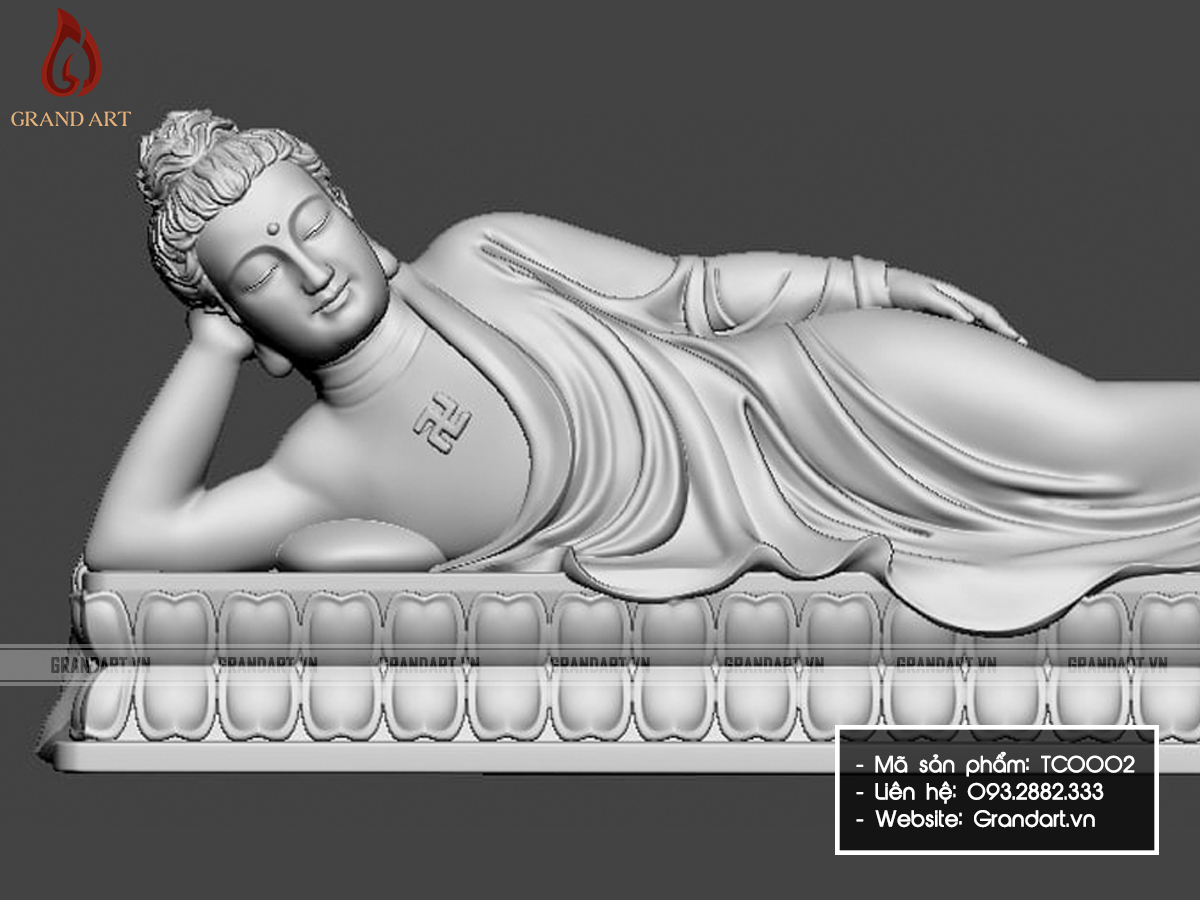 tượng Phật Nhập Niết Bàn - TC0002