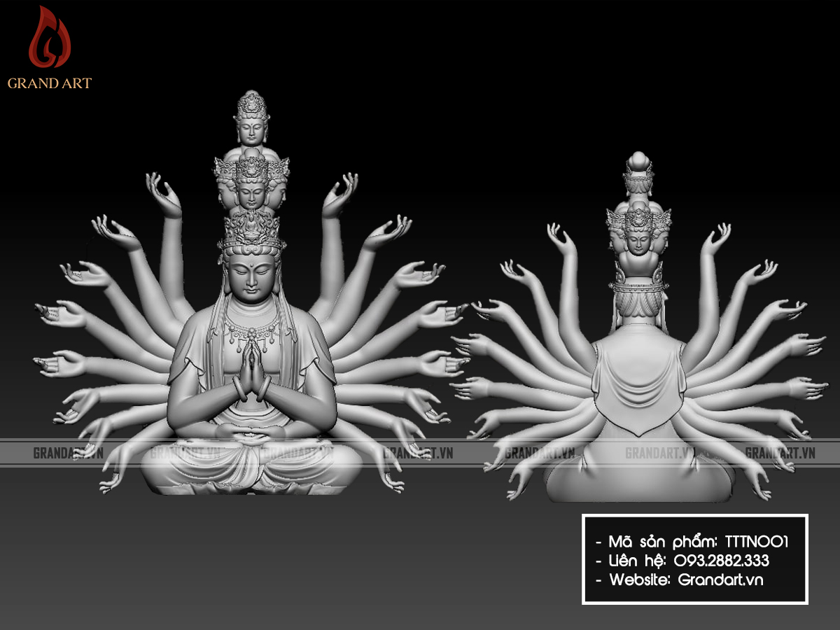 tượng Phật Thiên Thủ Thiên Nhãn - TTTN01
