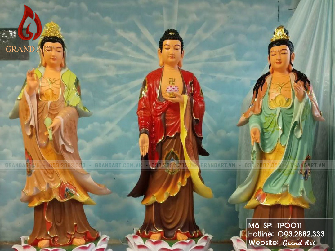 tượng Phật Tây Phương Tam Thánh