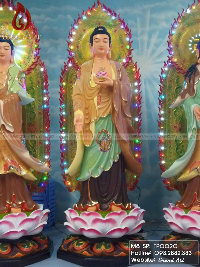 Tượng Phật A Di Đà bằng composite tp0020