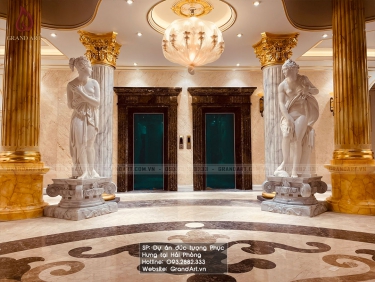 Dự án đúc tượng cho công trình biệt thự lâu đài tại Hải Phòng