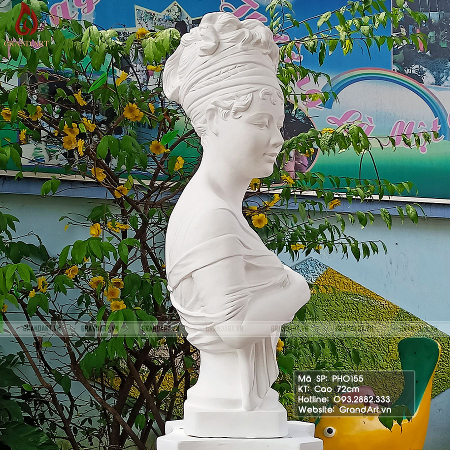 tượng bán thân - đầu tượng thạch cao Juliette Récamier