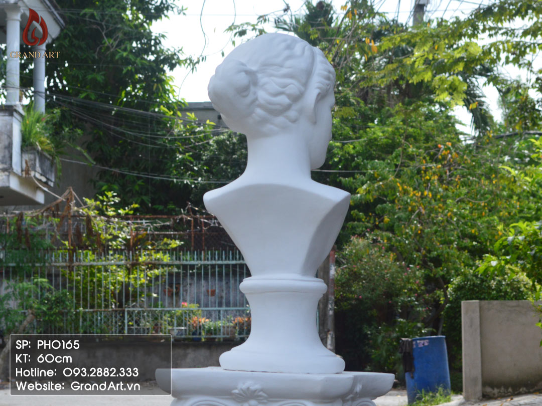 tượng bán thân - đầu tượng thạch cao thần Venus cao 60cm