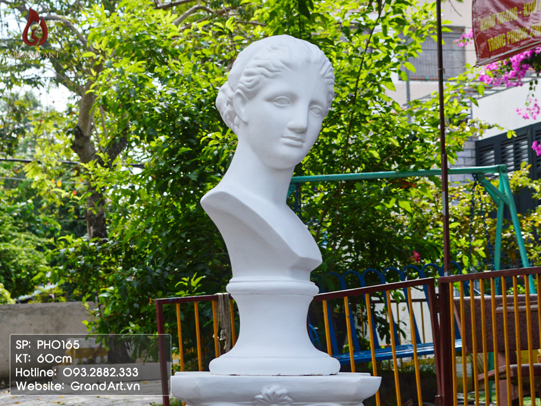 tượng bán thân - đầu tượng thạch cao nữ thần Vệ Nữ Venus