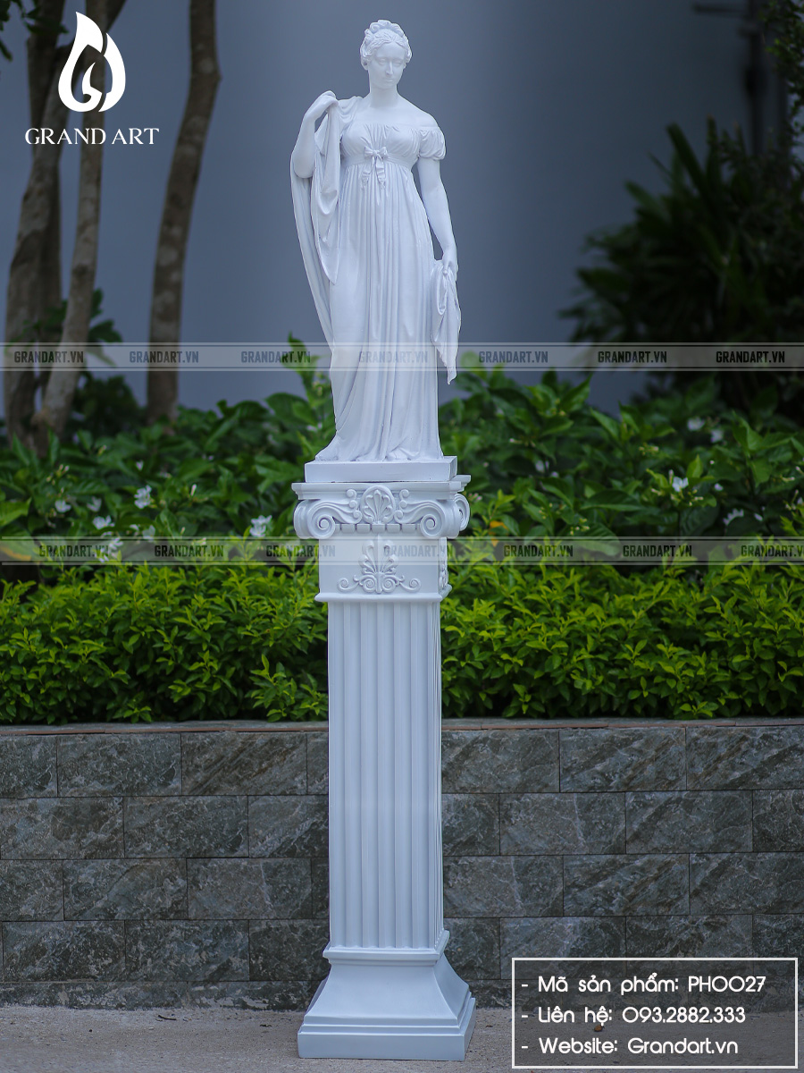 tượng Caroline Amalie bằng composite