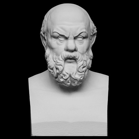 Tượng Chân dung Socrates PH0178