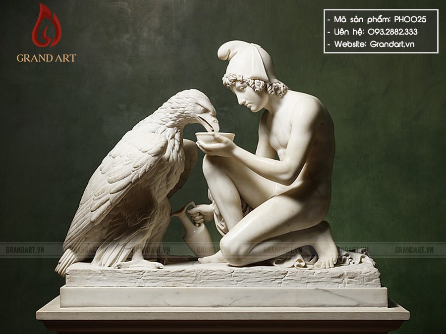 Tượng Ganymede và Chim Đại Bàng
