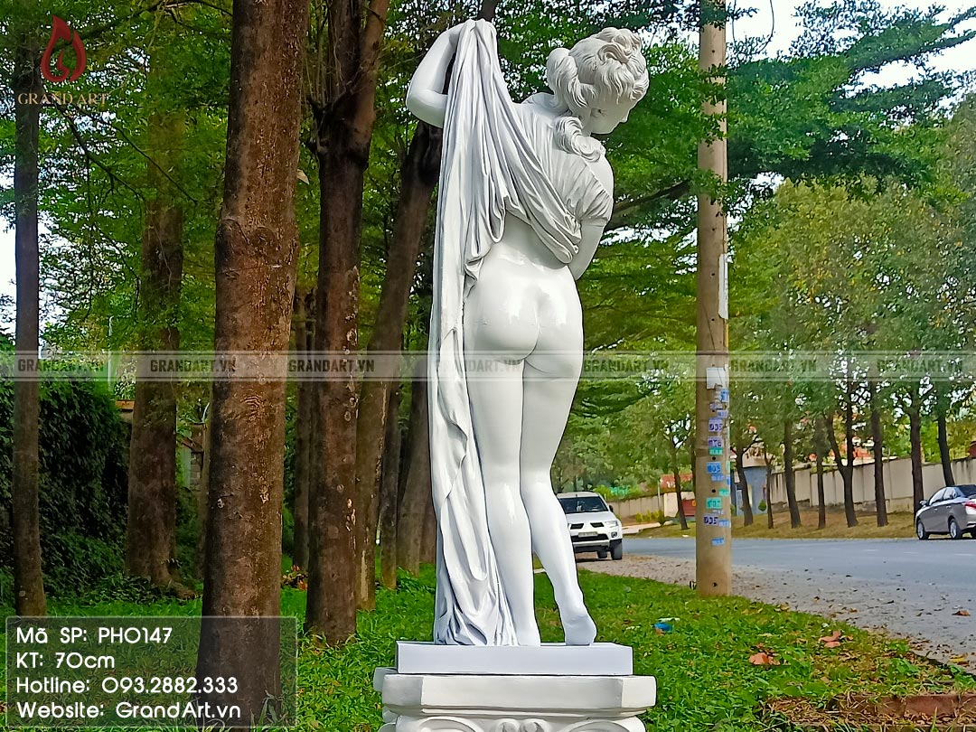 Tượng Phục Hưng Venus Phong Cách Châu Âu - Hy Lạp Cổ Đại Cao 70cm - PH0147