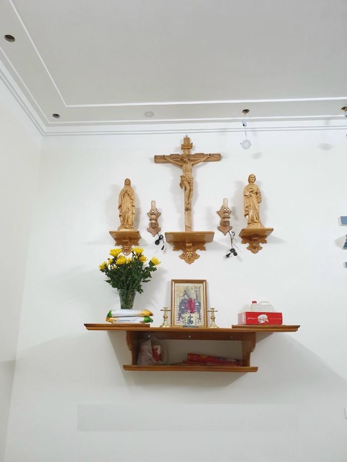 vị trí đặt bàn thờ Công Giáo