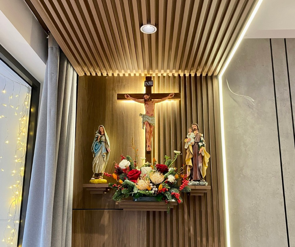 cách bày trí bàn thờ Công Giáo