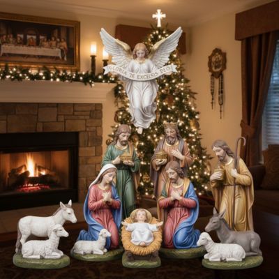 Tượng Chúa Giáng Sinh - Vật phẩm trang trí Noel cho nhà, văn phòng, cửa hàng, quán cafe,.. dịp Giáng Sinh