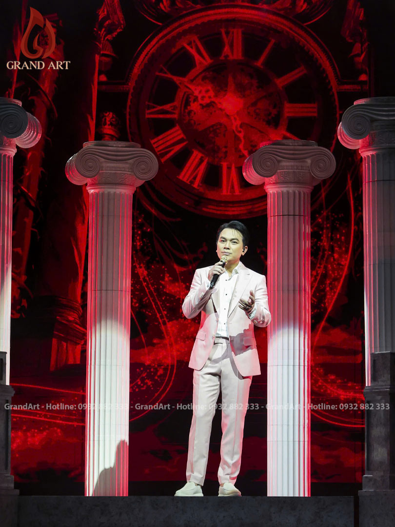 cho thuê cột la mã hy lạp trang trí sự kiện nhạc hội Xuân Phát Tài