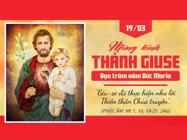 Lễ Trọng Thánh Giuse Cả 19/3
