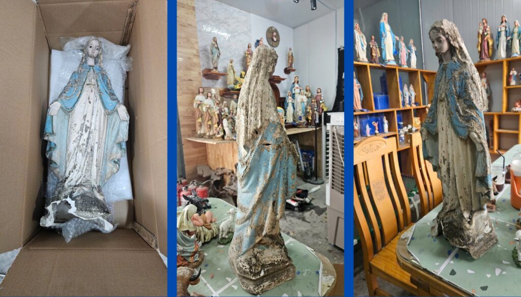 Khi nào cần sửa chữa hoặc thay mới tượng Công giáo composite?