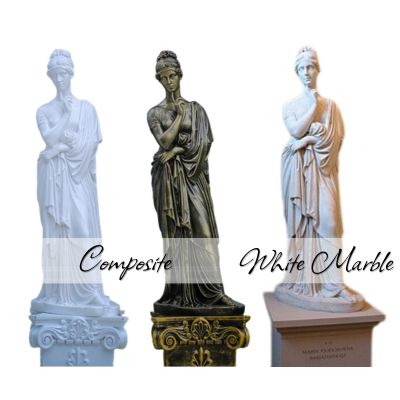 So sánh tượng Phục Hưng composite và tượng bằng đá cẩm thạch