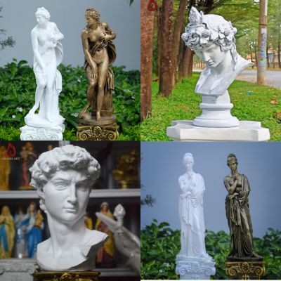 Xu Hướng Trang Trí Sân Vườn Bằng Tượng Phục Hưng Composite trong năm 2026